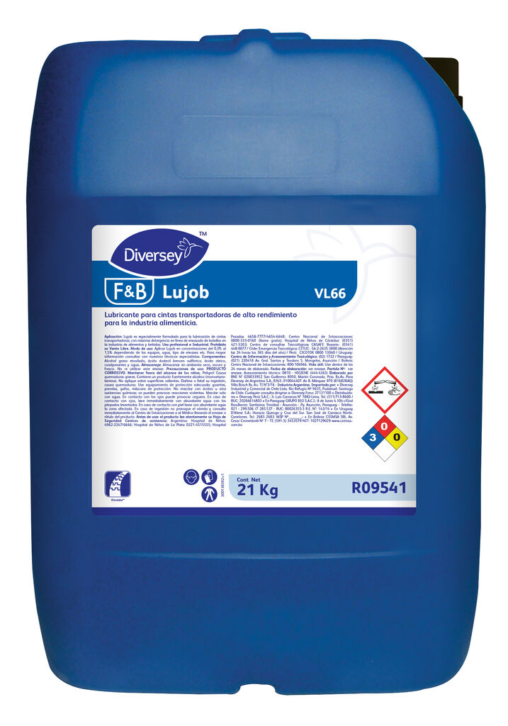 LUJOB 21kg - LUBRICANTE PARA CINTAS TRANSPORTADORAS DE ALTO RENDIMIENTO